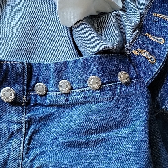 Topshop Plus Size Blue Editor Straight Leg Jeans Size 14 - Picture 6 of 8